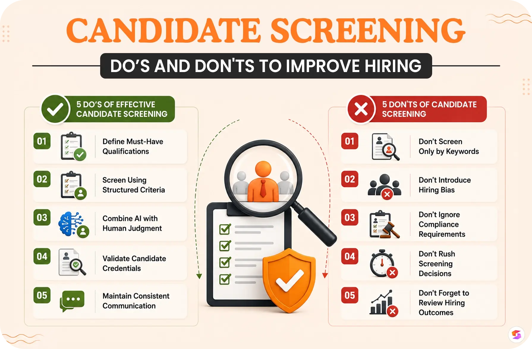 Candidate Screening Do’s and Don'ts for Quality Shortlist