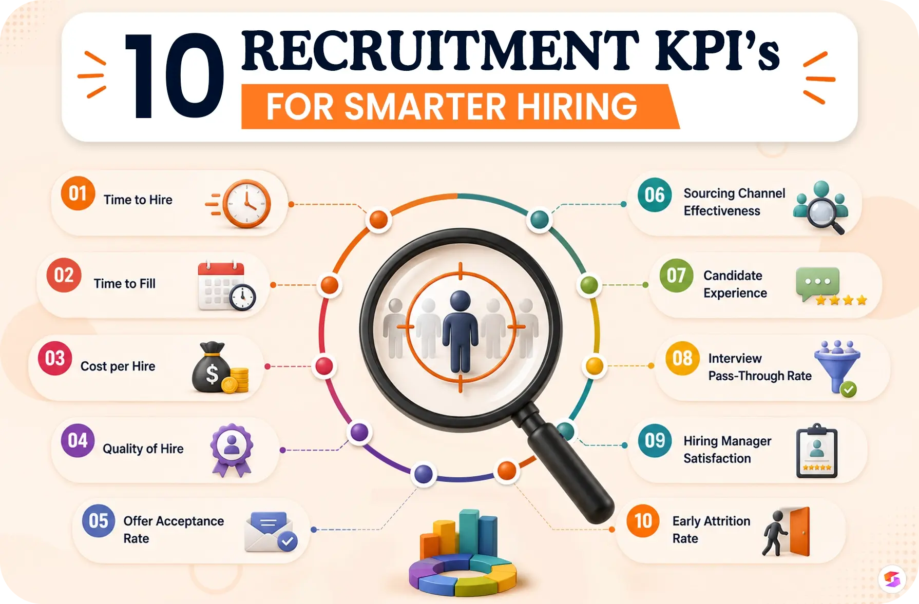 10 Recruitment KPIs for Smarter Hiring in 2026