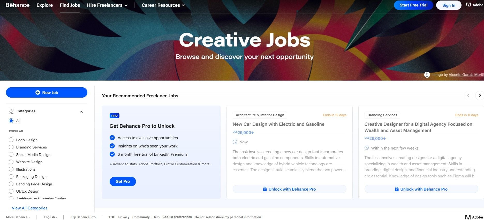 Behance Job Board