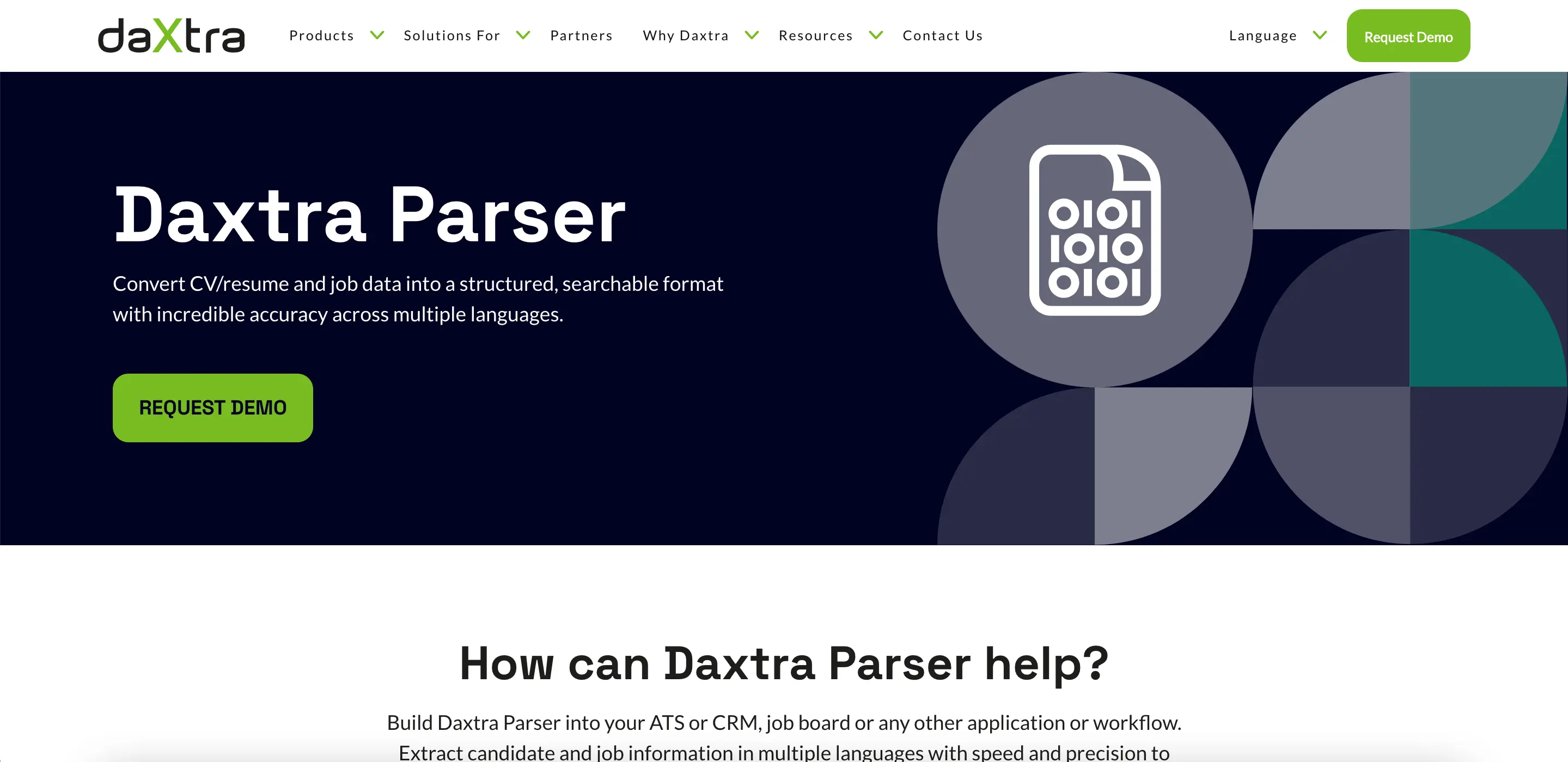 daxtra-resume-parser-api
