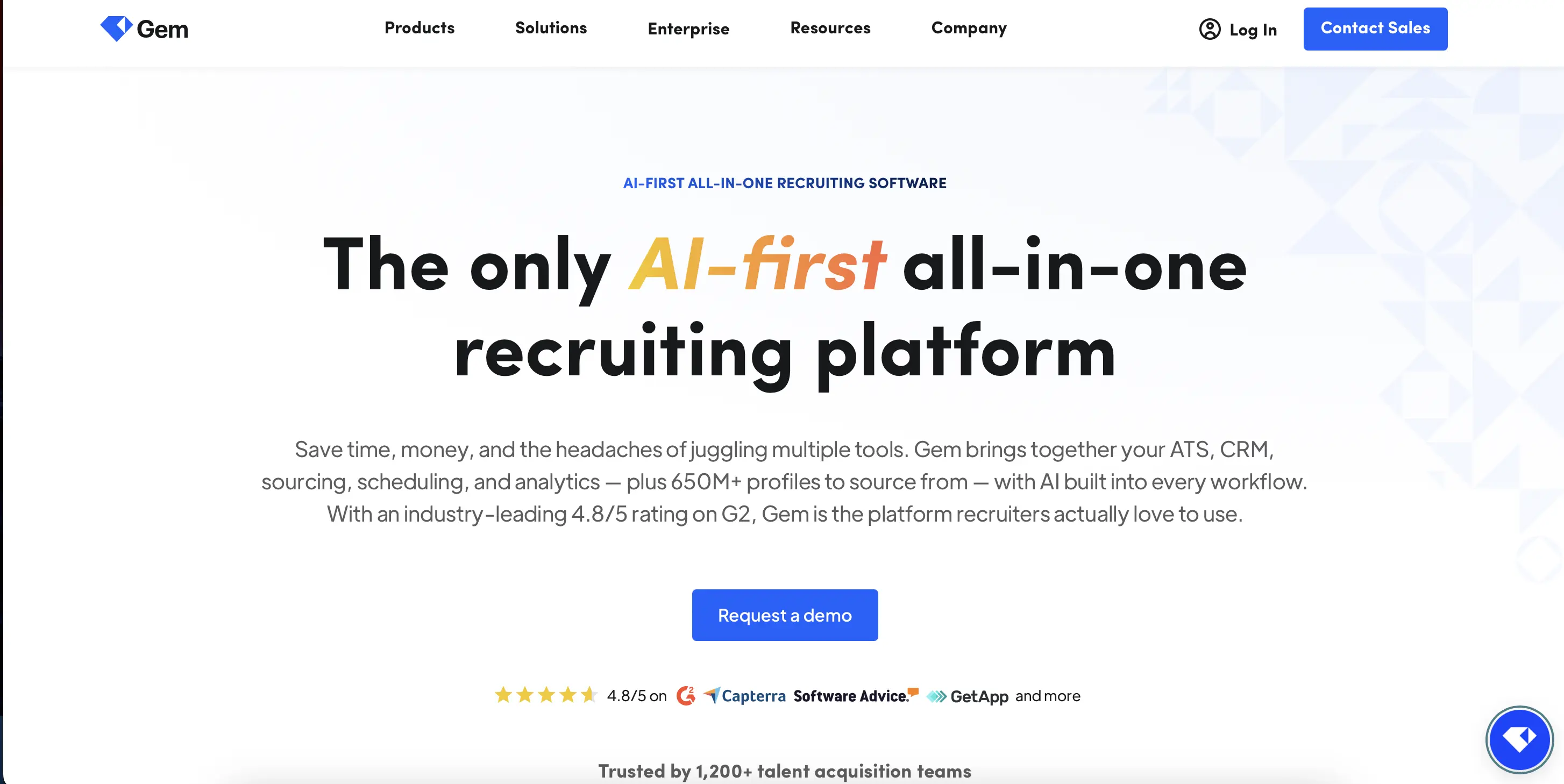 GEM hiring software.