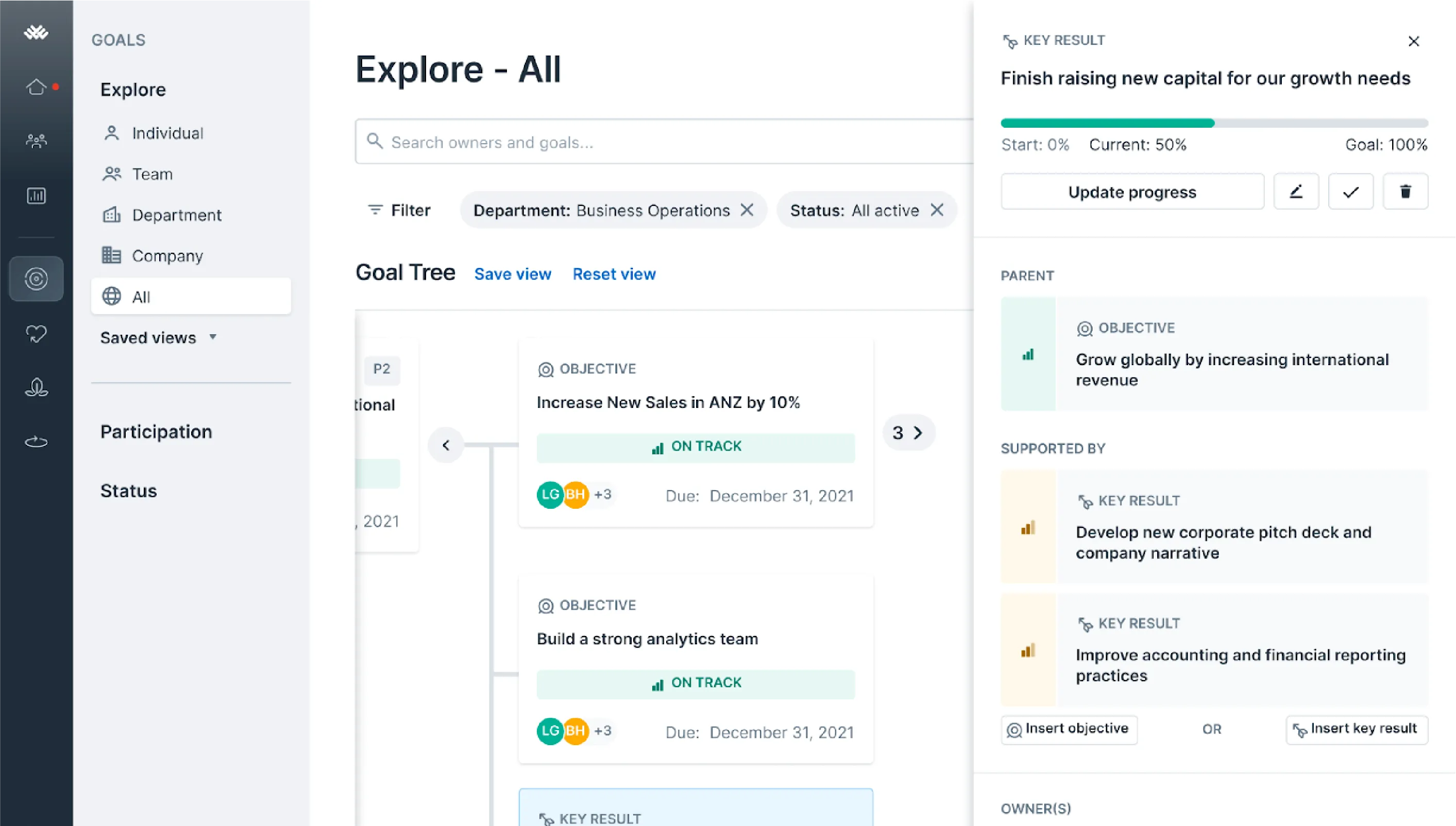 Lattice recruitment analytics software dashboard.